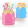 Plastic Pen Holder, Fashion Stripe Desktop Pen Holder